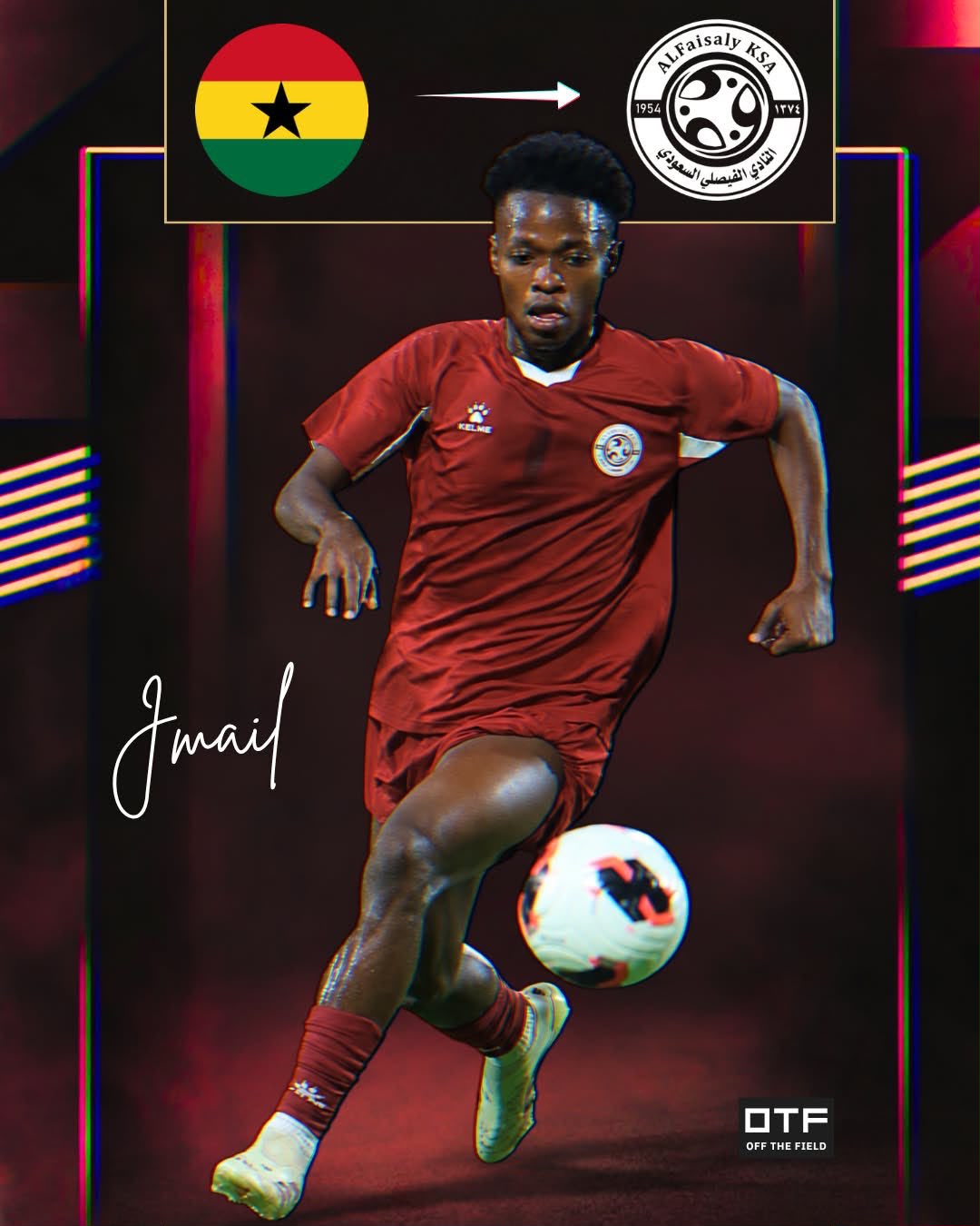 The Ghanaian Player Jamil on a New Chapter with Al-Faisaly Club | Off The Field