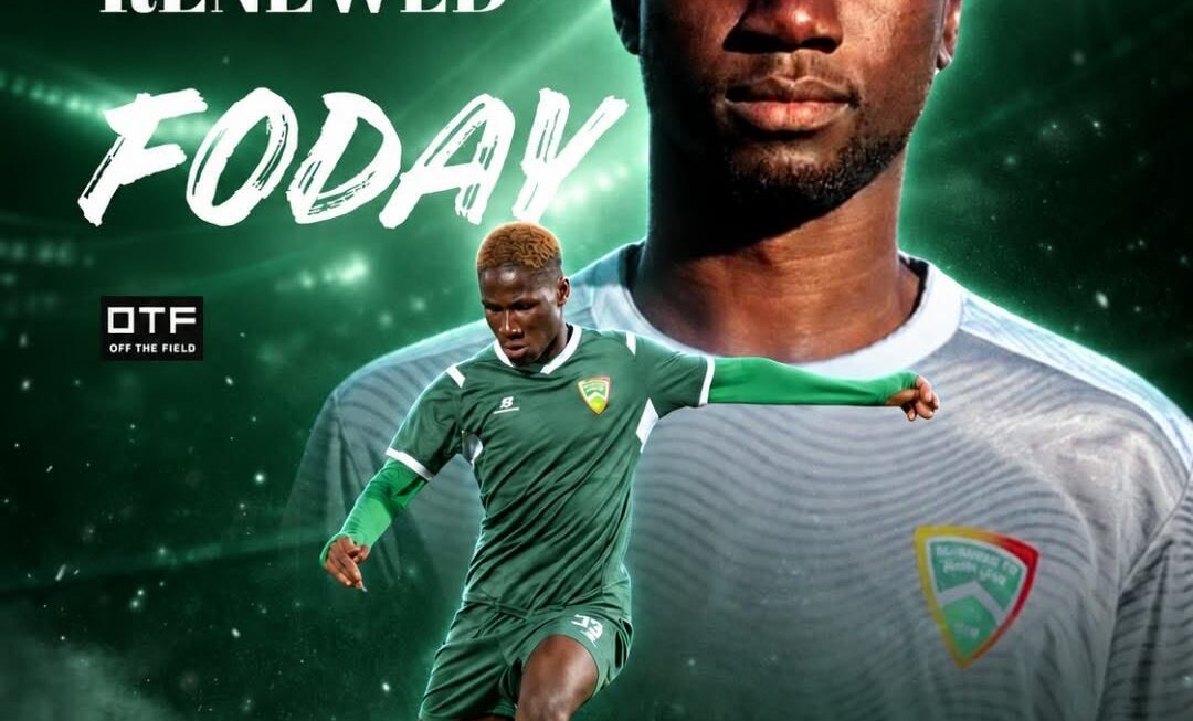 The Gambian Player Foday Renews His Contract with Al-Ansar FC Club