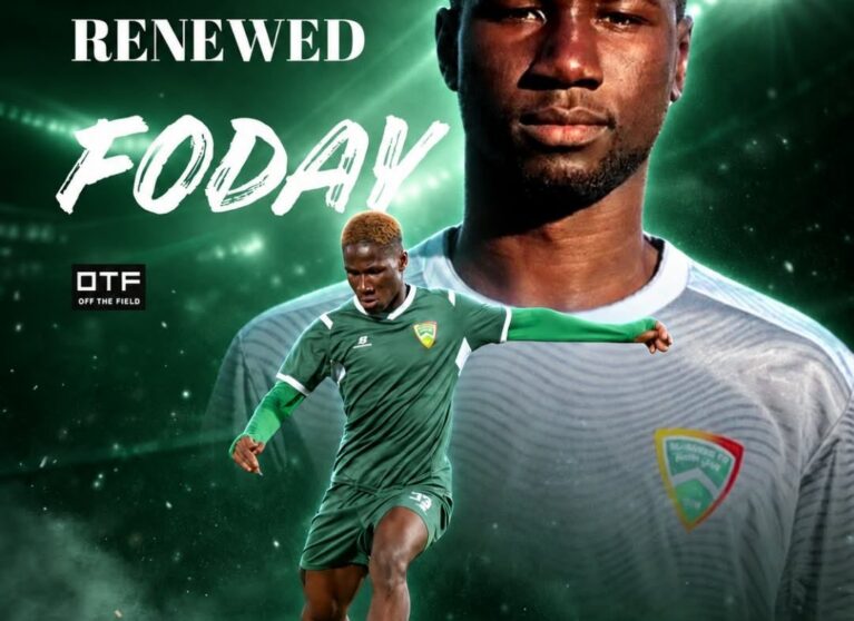 The Gambian Player Foday Renews His Contract with Al-Ansar FC Club