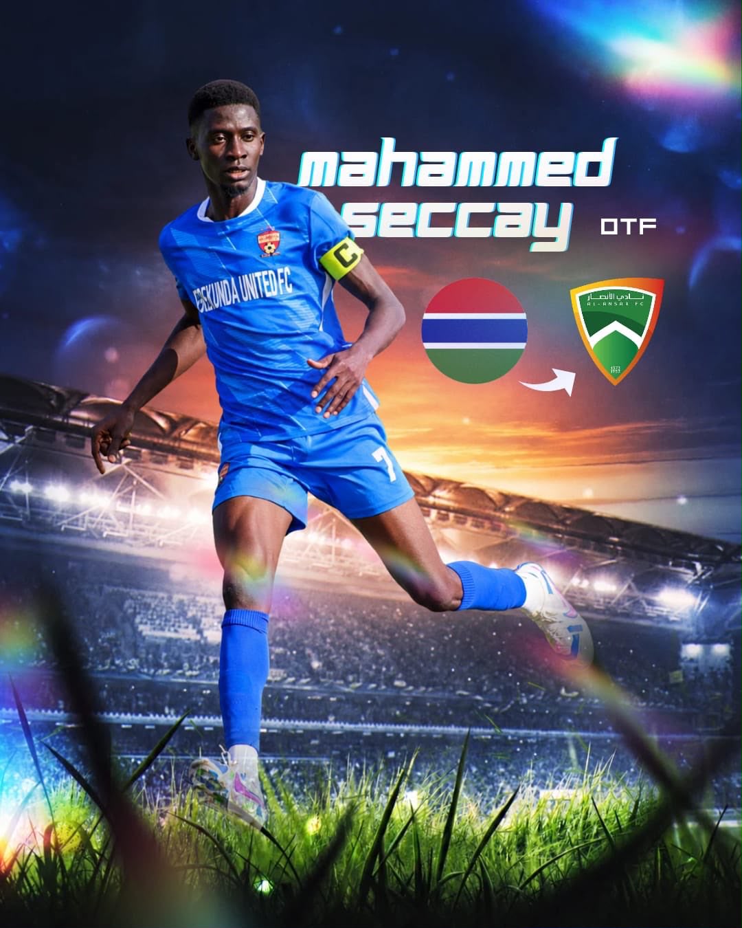 Off The Field Completes Mohamed Siki’s join to Al-Ansar FC Club